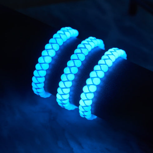 Lila Porzellan | Lumos Keramik | Vitality Makramee Armband